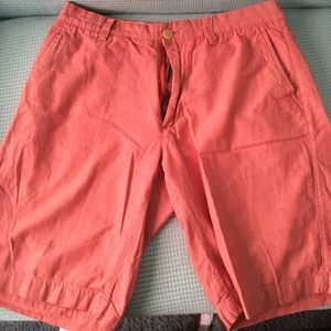 Salmon Men’s Cargo Shorts 32 Waist J. Crew